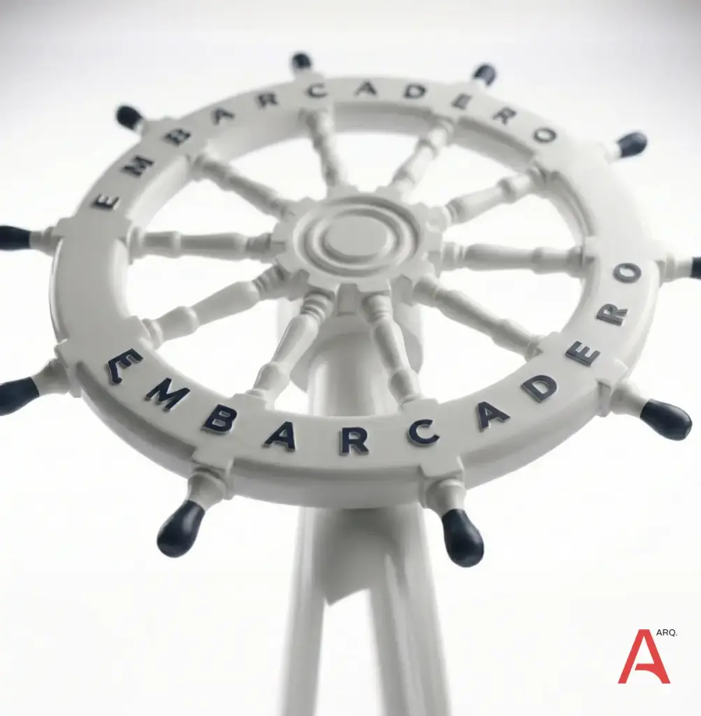 Timon giratorio de madera