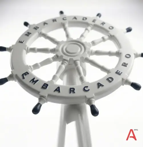 Timon giratorio de madera